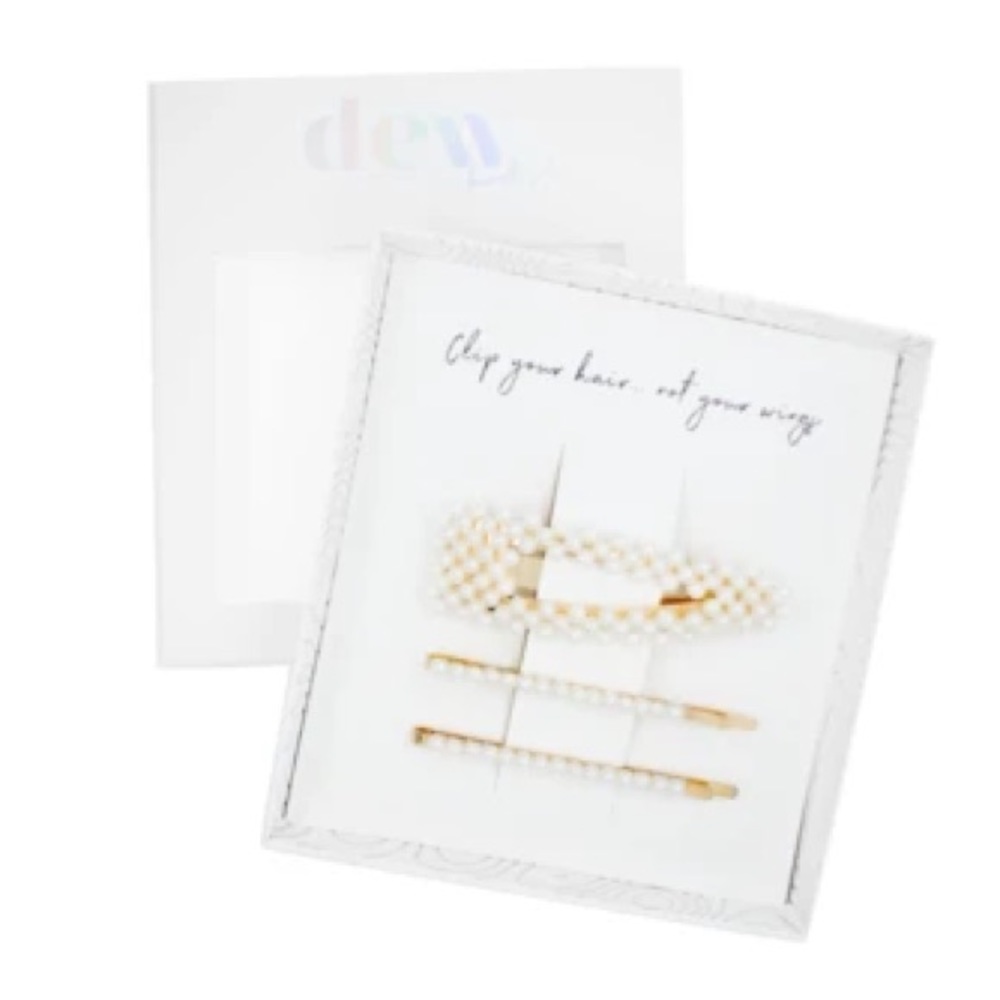NWT! - DEW | Lover of Pearl Barrette Set - Picture 7 of 10